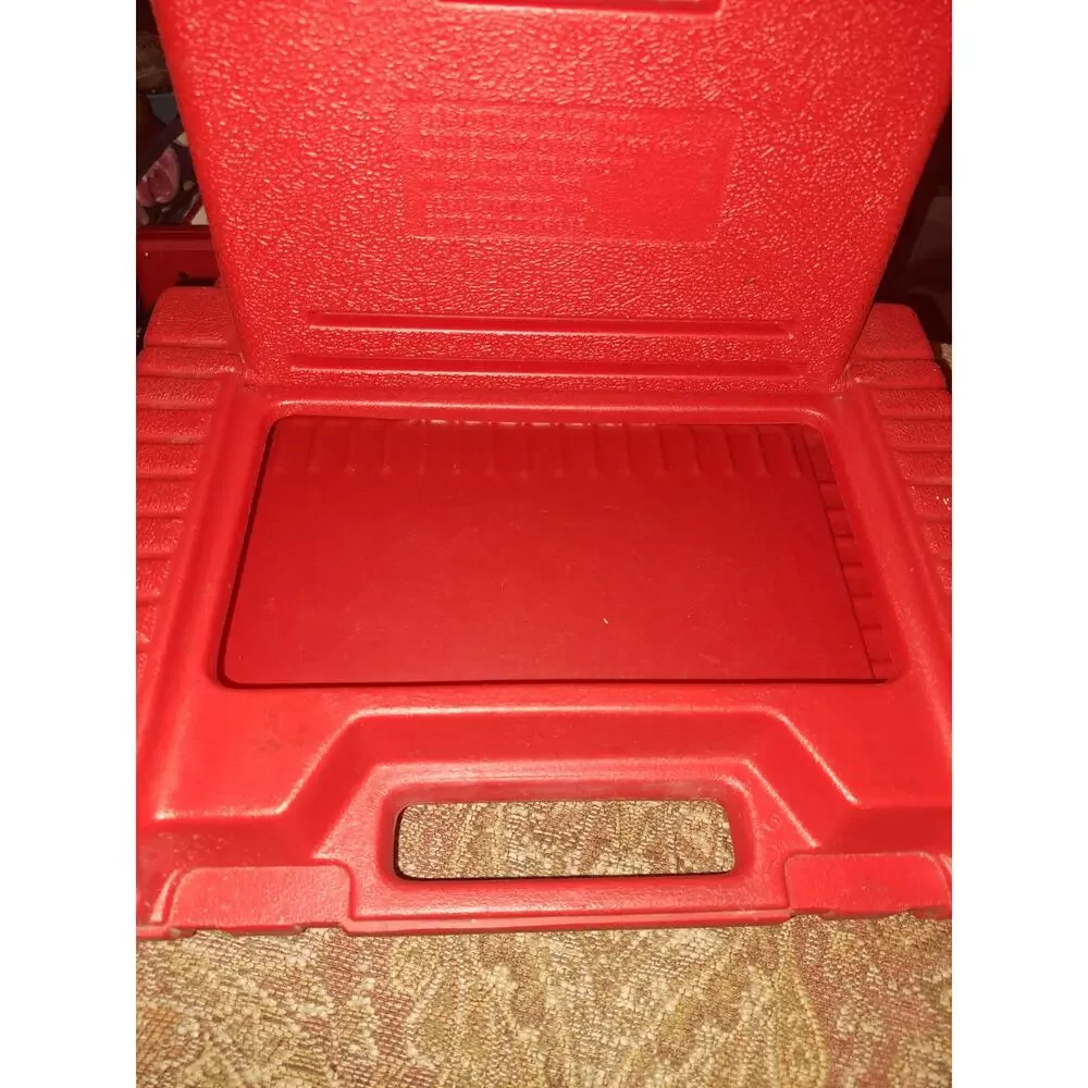 Vintage Lego Red Storage Snap Case 1985